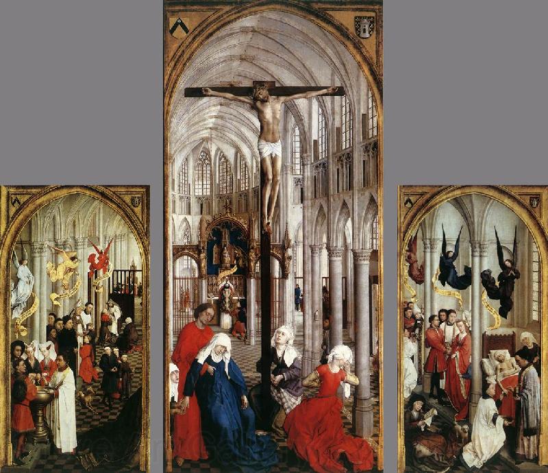 Rogier van der Weyden Seven Sacraments France oil painting art